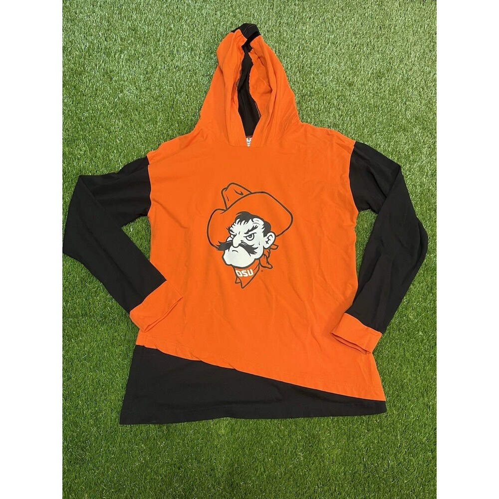Oklahoma State University Womens Large Hooded Long Sleeve